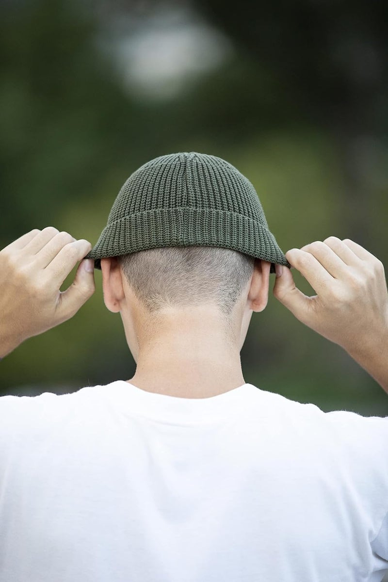 DASMINI Fisherman Beanie Hats for Men Women,Knit Trawler Skull Cap,Watch Cap,Spring Fall Winter Warm Short Hats - Image 3